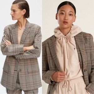 Thakoon classic plaid blazer